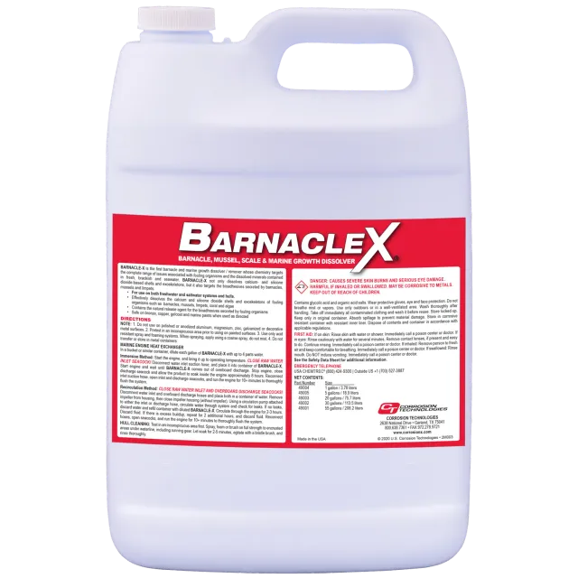 CorrosionX BarnacleX skrogrens 1 gallon kalkopløsende