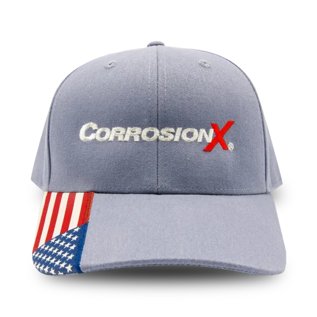 CorrosionX kasket grå canvas one size cap