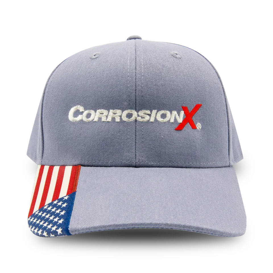 CorrosionX kasket grå canvas one size cap