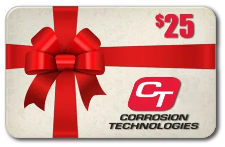 CorrosionX gavekort $25 til rustbeskyttelse digitalt