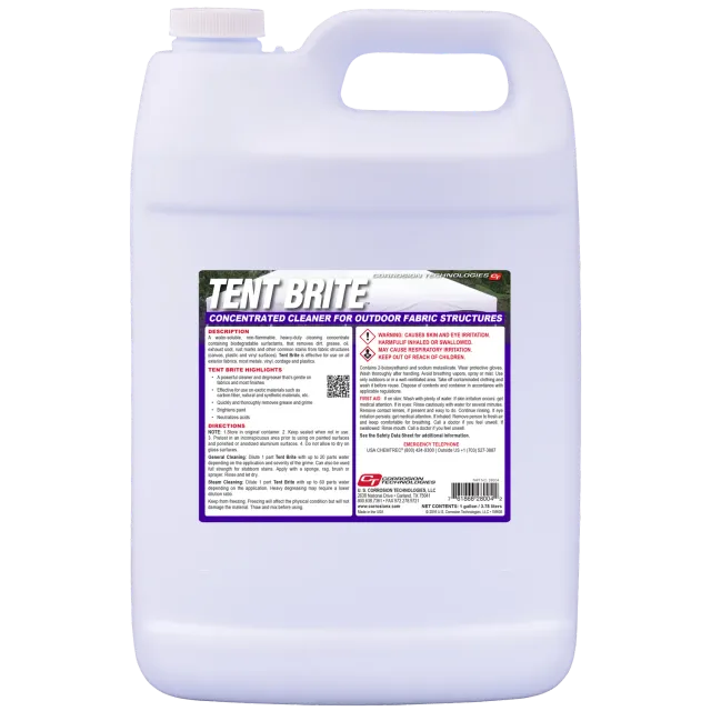 CorrosionX Tent Brite teltrens 3,8 liter koncentrat