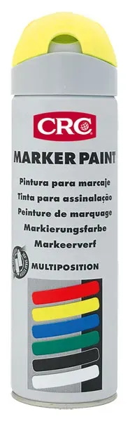 CRC Marker Paint markeringsspray fluorgul 12x500 ml