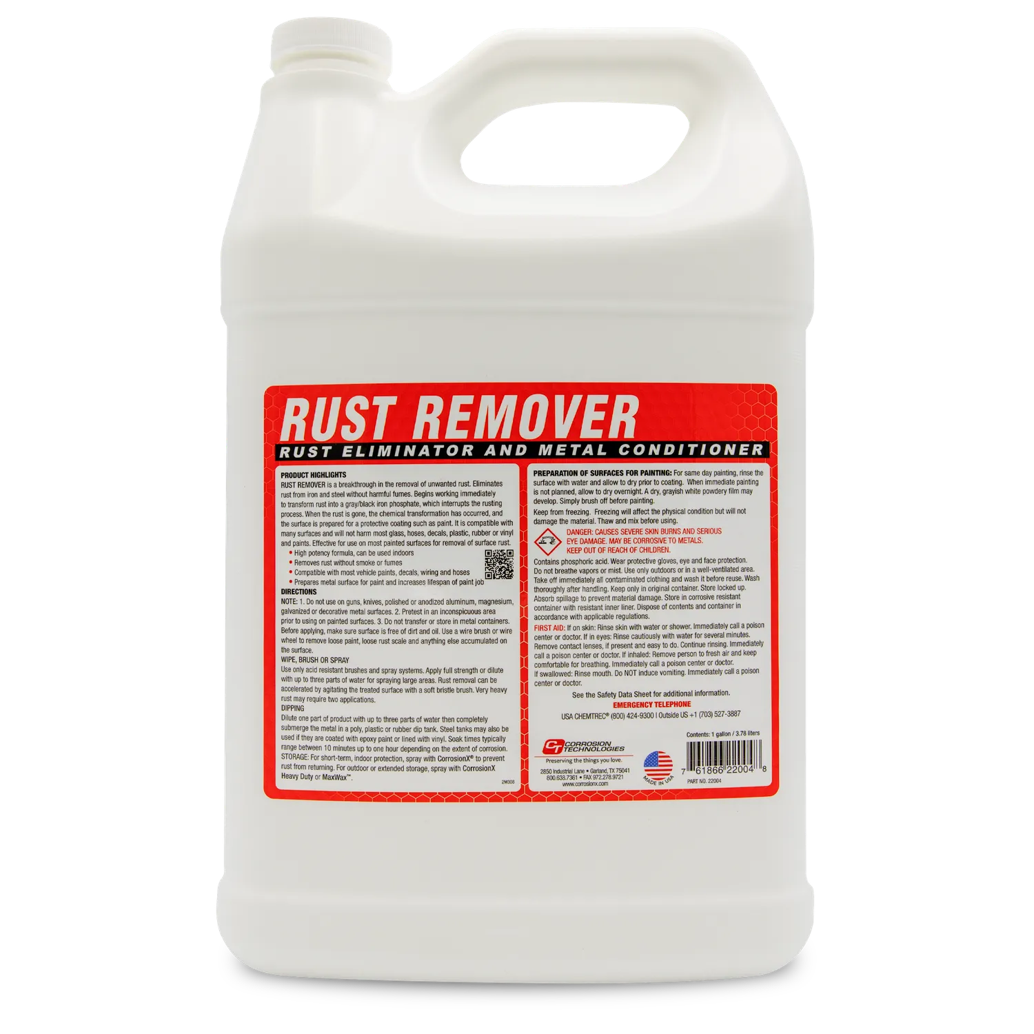 CorrosionX Rust Remover rustfjerner 16 fl oz til stål