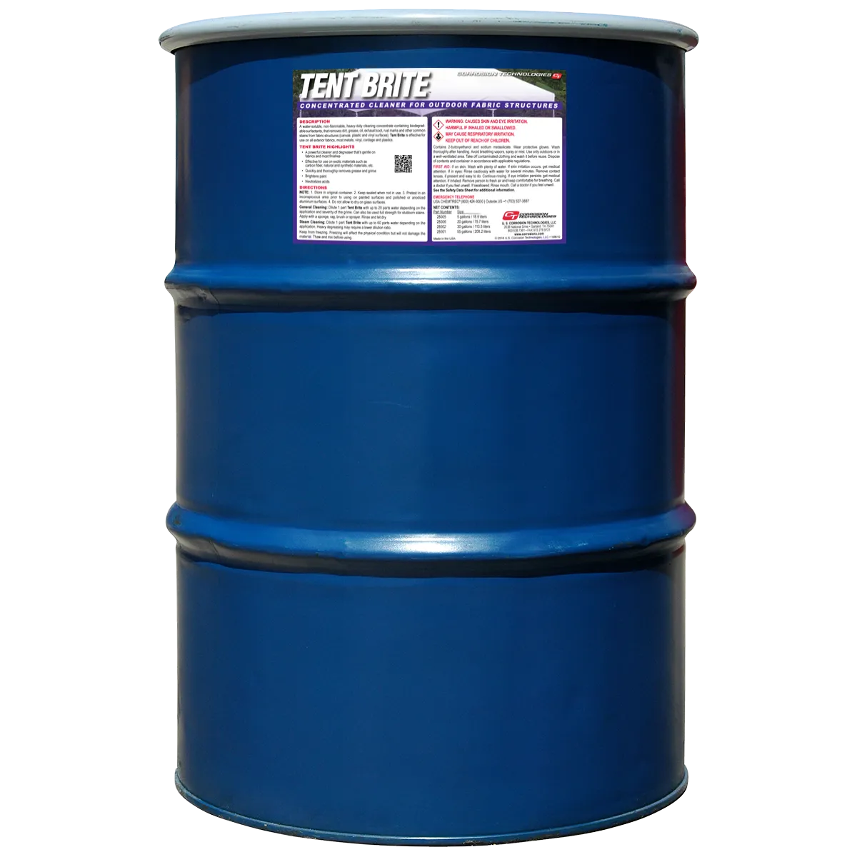 CorrosionX Tent Brite teltrens 3,8 liter koncentrat