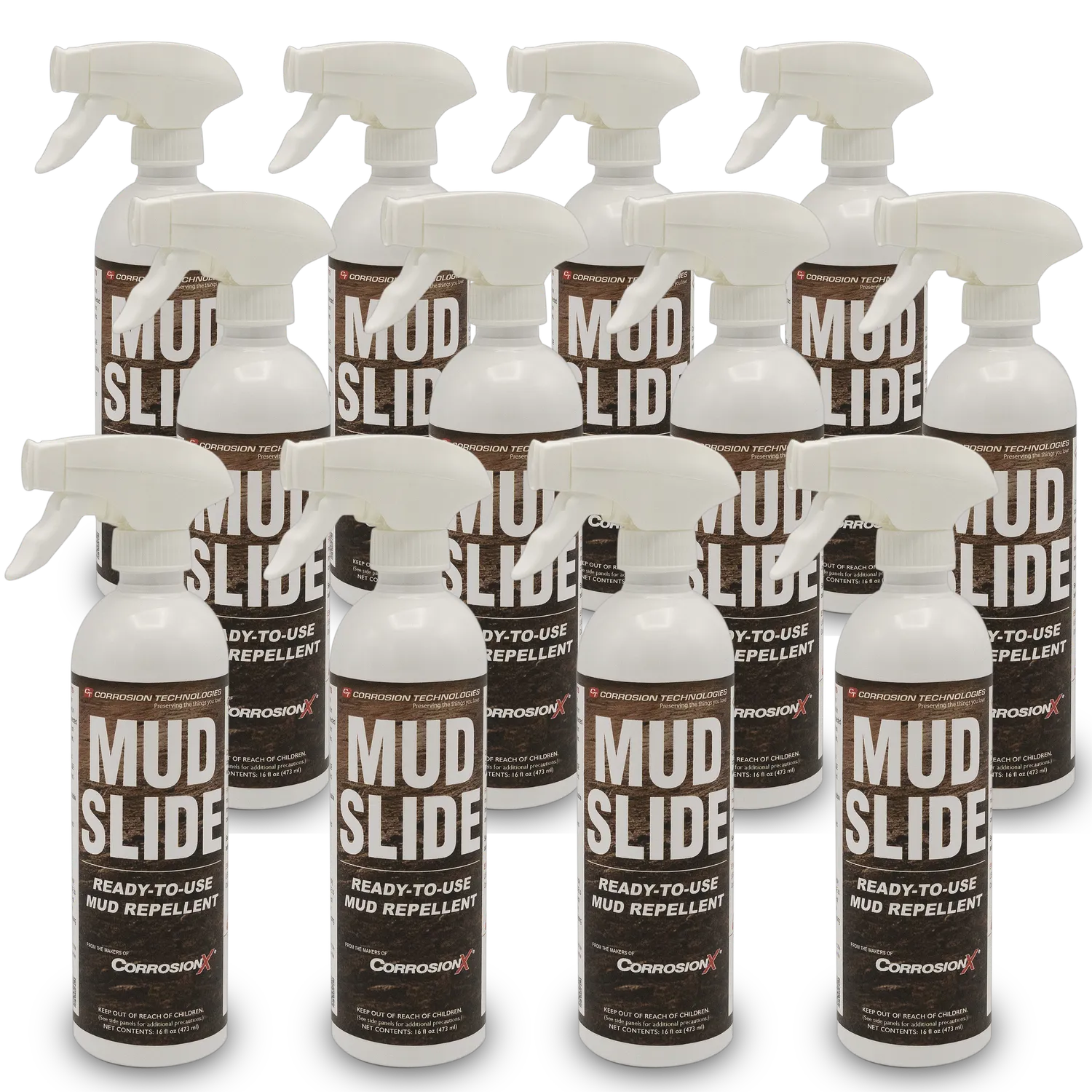 CorrosionX Mud Slide mudafviser spray 16 oz klar til brug