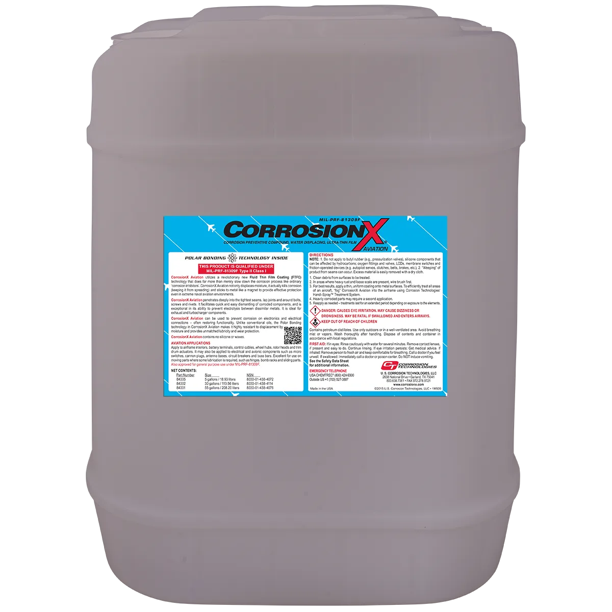 CorrosionX Aviation korrosionsspray 16 oz aerosol MIL-PRF-81309