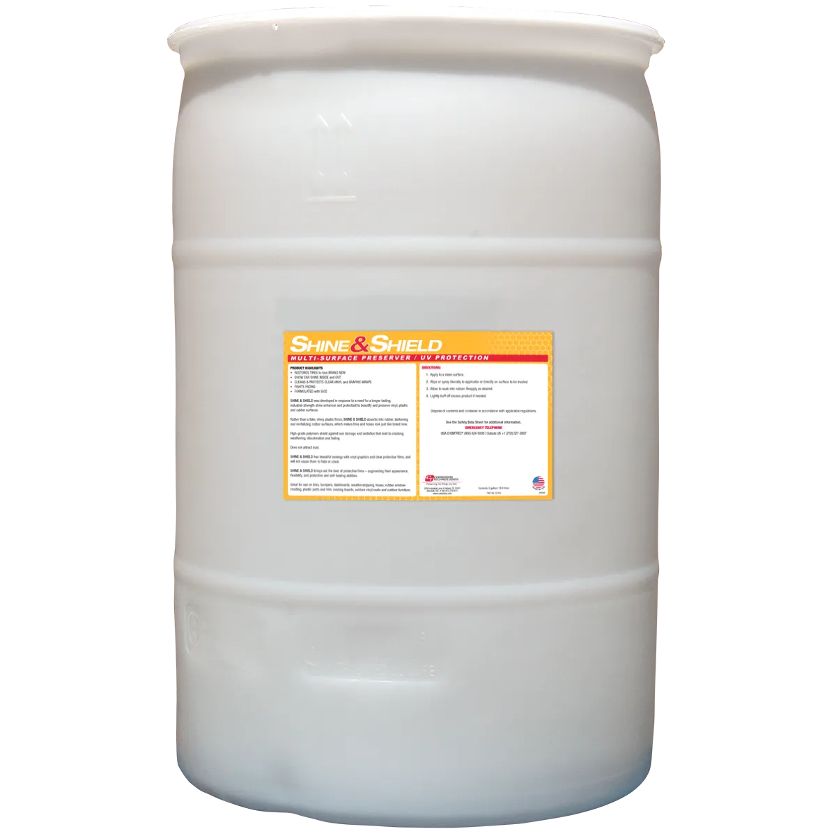 CorrosionX Shine Shield vinylpleje gummi 16 oz UV