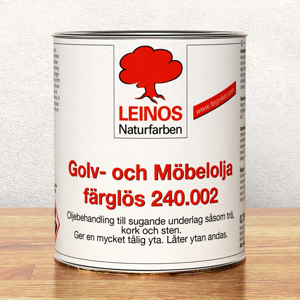 Färgriket Gulv- og Møbelolie 240 træolie farveløs vandafvisende