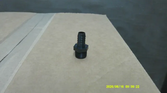 CRC 1/2" slangestuds sort polyprop 1/2" MPT