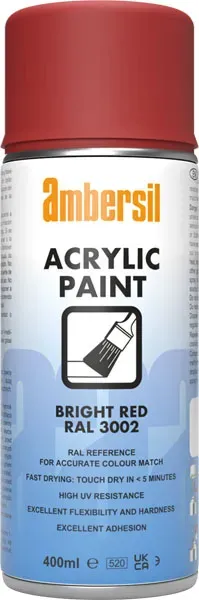 CRC AMB 3002 akryl spraymaling karminrød 6 x 400 ml