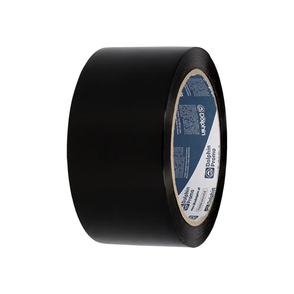Blue Dolphin folietape sort 50mmx20m PE-folie