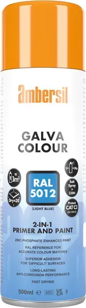 CRC Galva Colour 5012 spraymaling lyseblå 12x500ml
