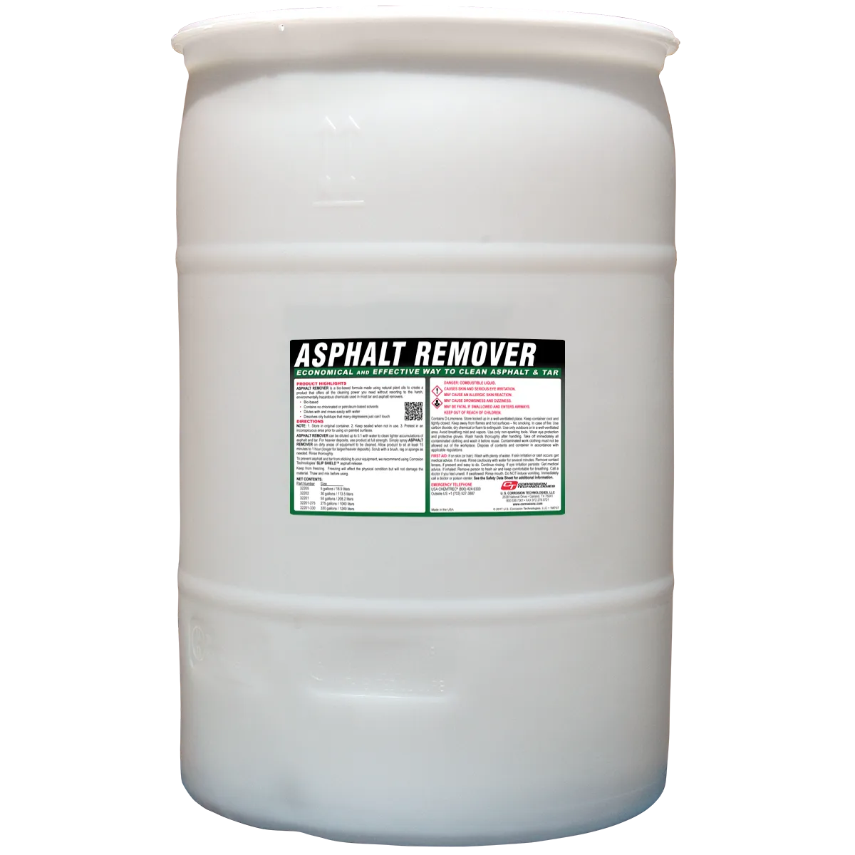 CorrosionX Asphalt Remover asfaltrens 1 gallon bio