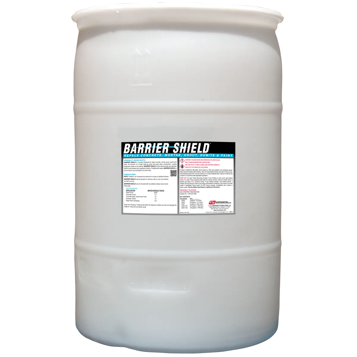 CorrosionX Barrier Shield betonafviser 1 gallon vandfortyndbar