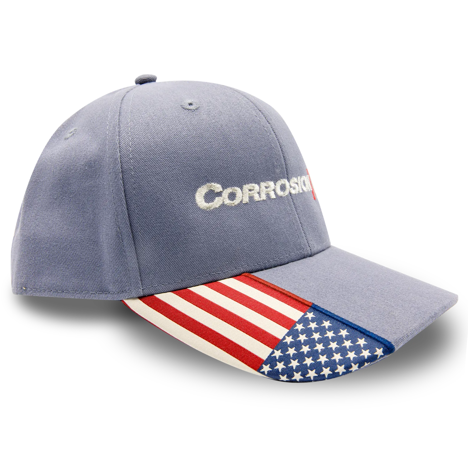 CorrosionX kasket grå canvas one size cap