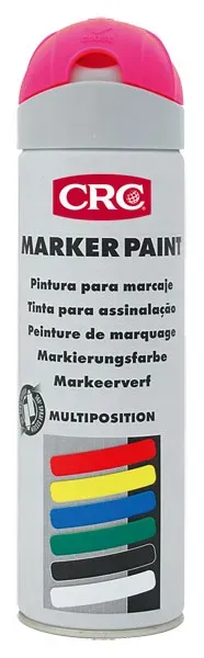 CRC Marker Paint Fuchsia Fluo markeringsspray 12x500 ml fluorescerende