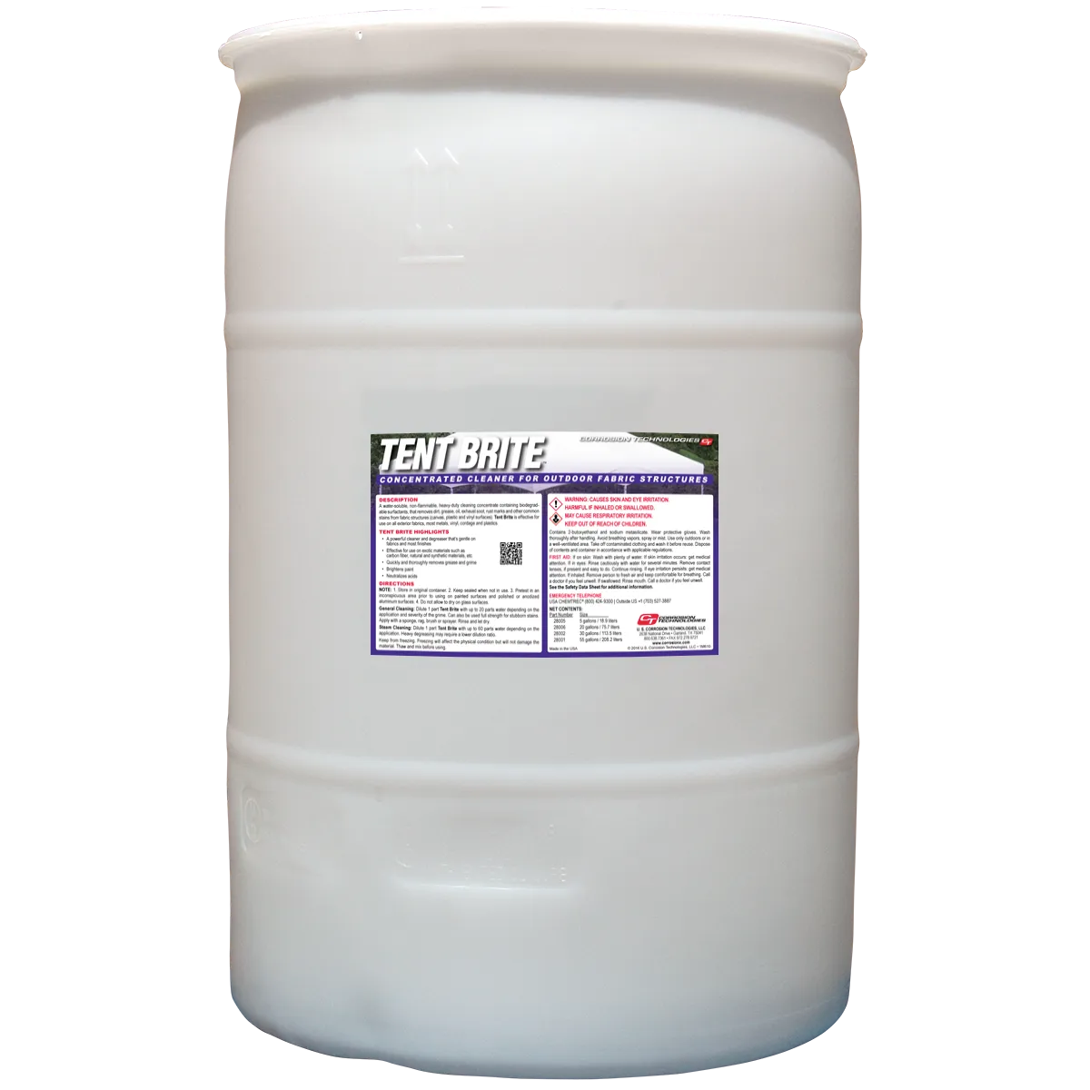 CorrosionX Tent Brite teltrens 3,8 liter koncentrat