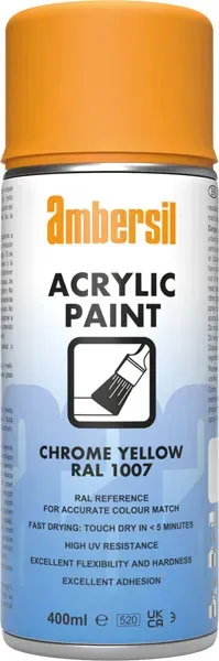 CRC AMB 1007 akrylmaling daffodil yellow 6x400ml
