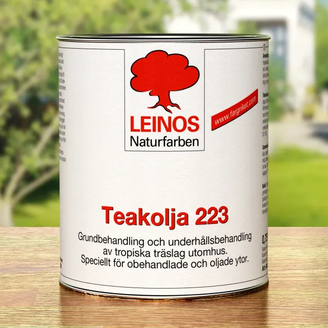 Färgriket 223 teakolie til tropisk træ udendørs