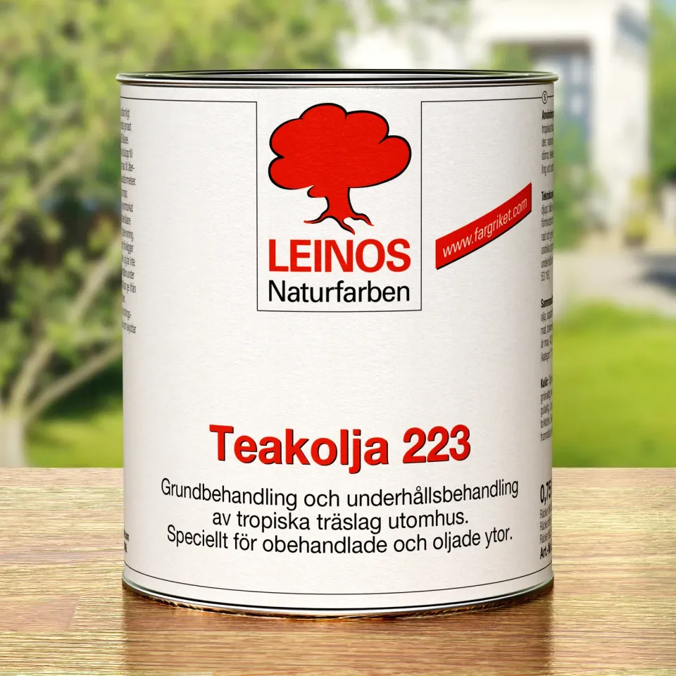 Färgriket 223 teakolie til tropisk træ udendørs