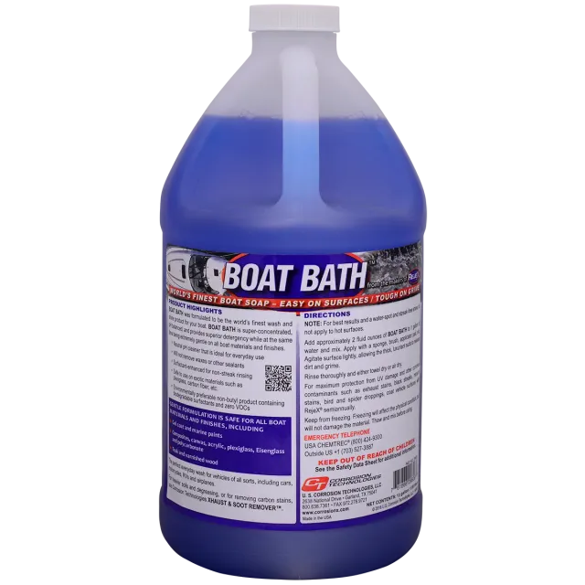 CorrosionX Boat Bath bådshampoo 1/2 gallon koncentrat pH-neutral