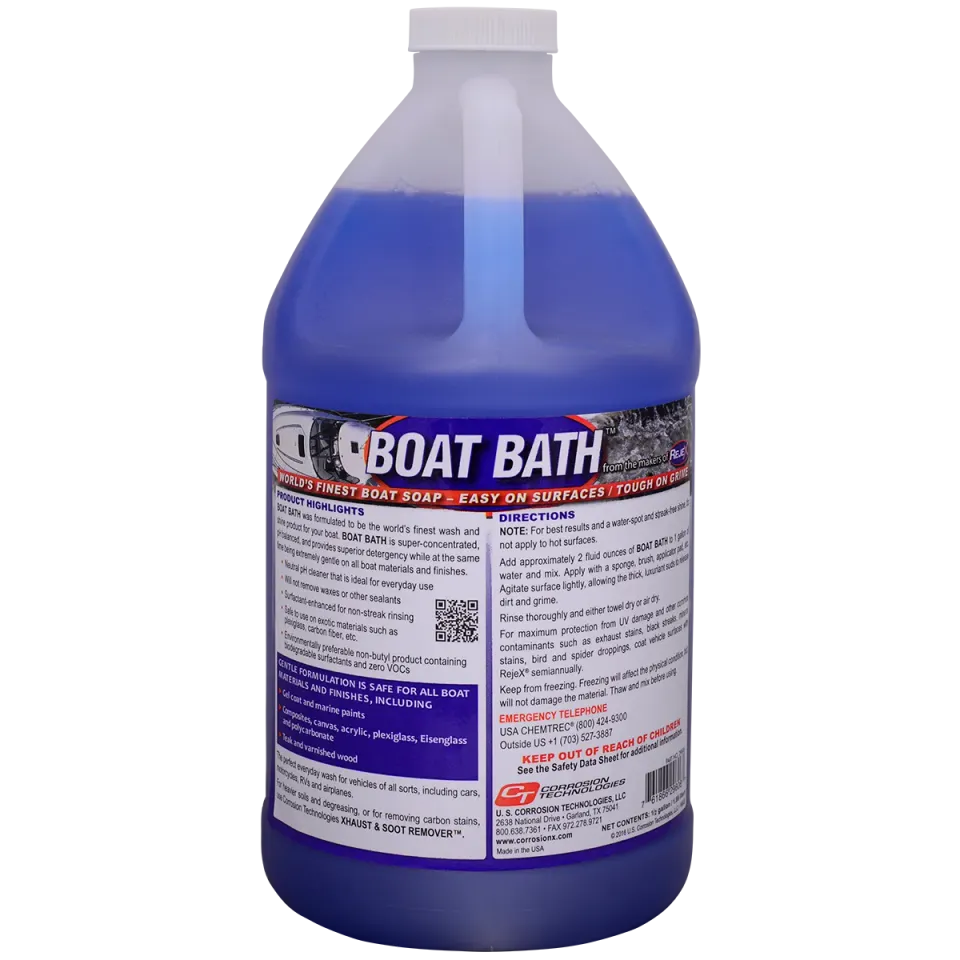 CorrosionX Boat Bath bådshampoo 1/2 gallon koncentrat pH-neutral