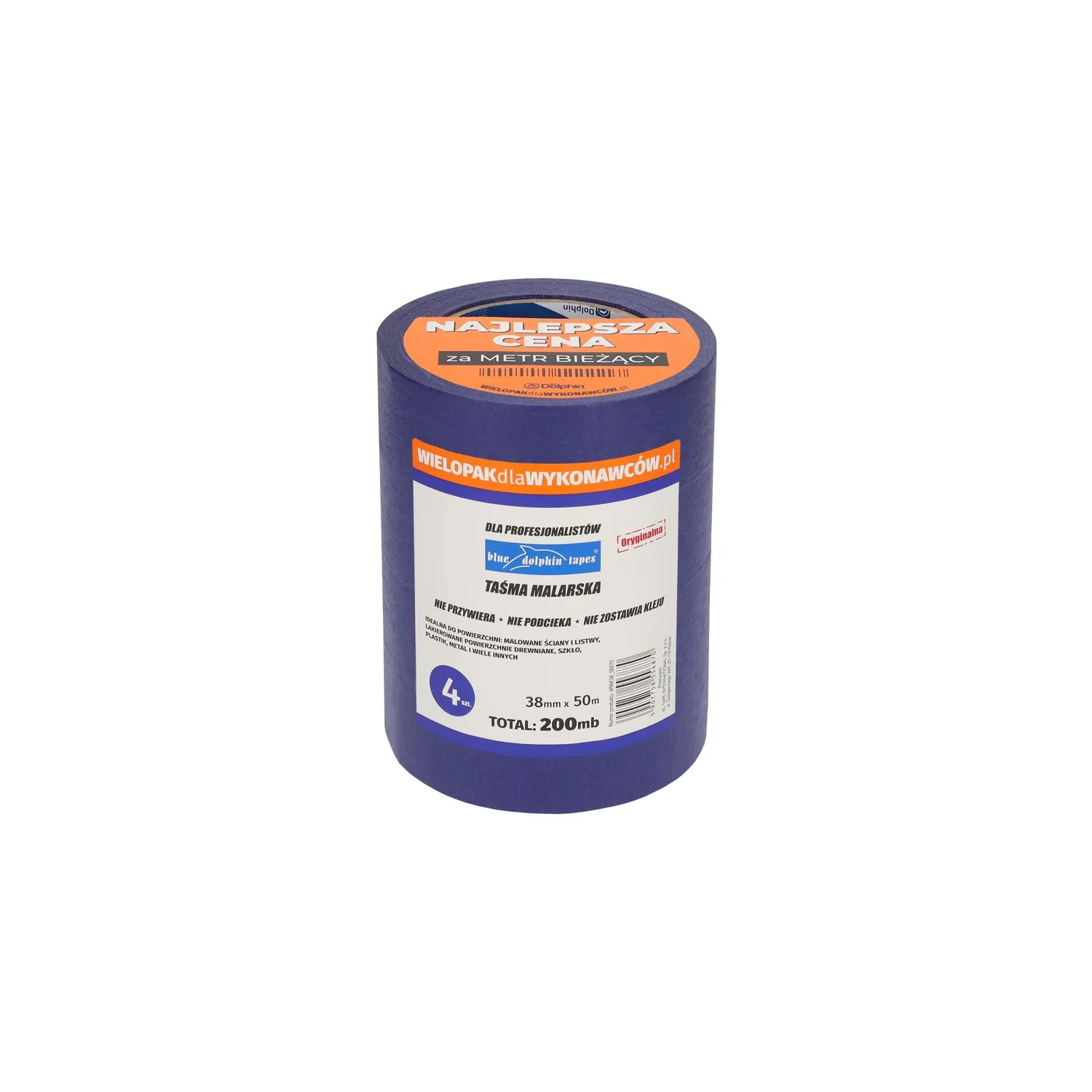 Blue Dolphin malertape multipak skarpe kanter indendørs