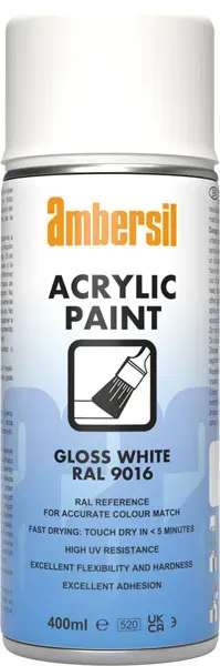AMB Acrylic Paint 9016 lakspray 6x400 ml hvid