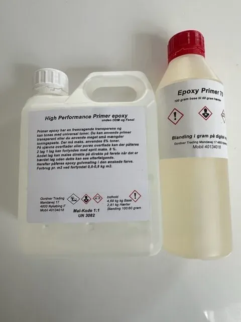 gordner.dk Epoxy Primer System primer 2-komponent uden DDM