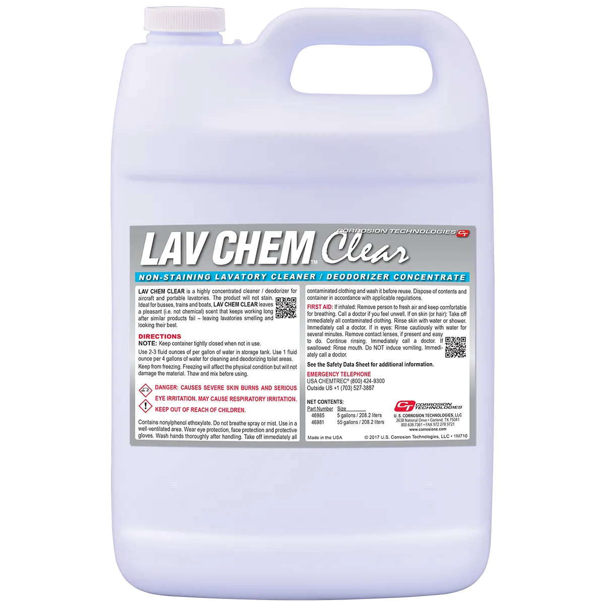 CorrosionX Lav Chem toiletkemi 4 oz blå koncentrat