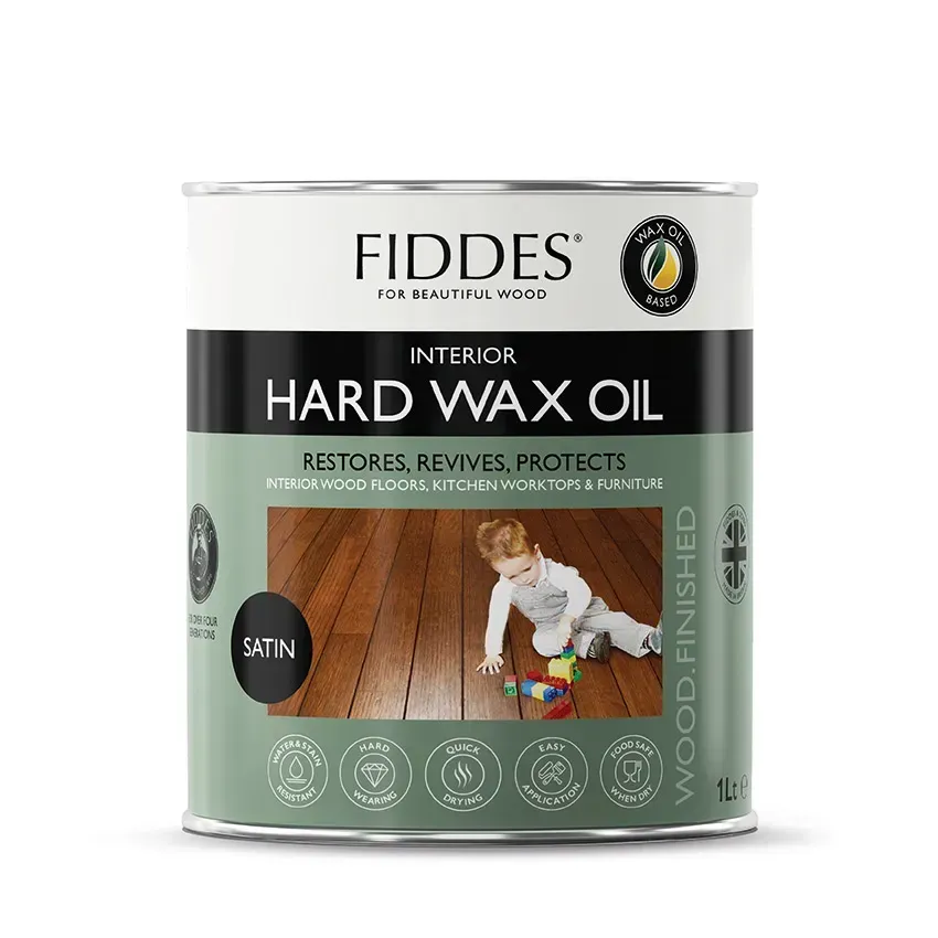 Fiddes Hard Wax Oil hårdvoksolie satin slidstærk