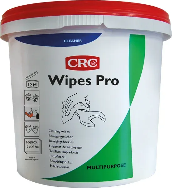 CRC Wipes Pro renseservietter 4x100 stk uden ridser