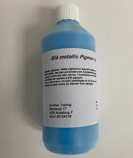 Gordner.dk Pigment Blå Perlemor Metallic epoxypigment