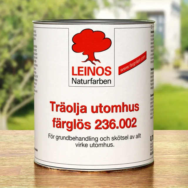 Färgriket 236 træolie udendørs 1 L planteolie
