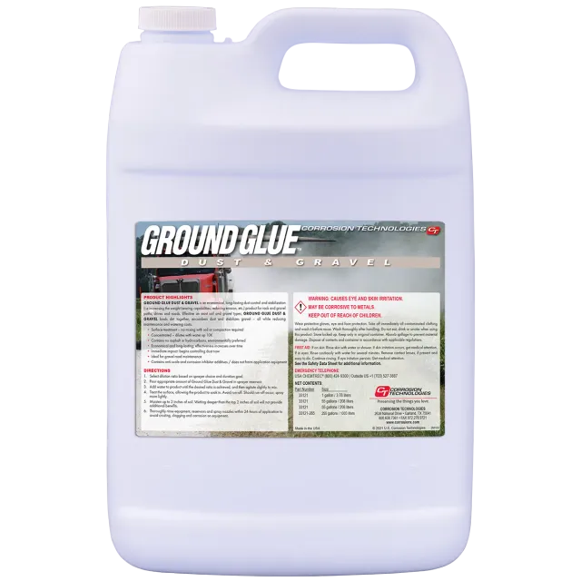 CorrosionX Ground Glue støvbinder 1 gallon grusvej
