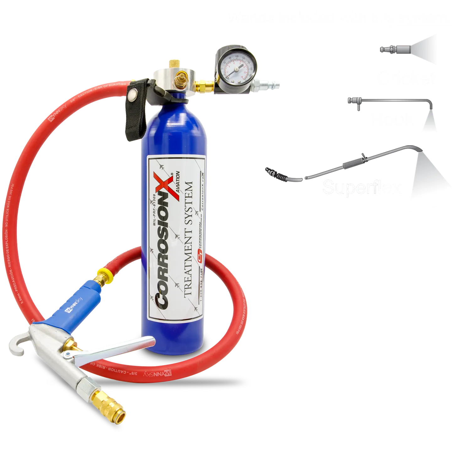 CorrosionX Handi-Spray Belt Pak Basic forstøversæt tåge