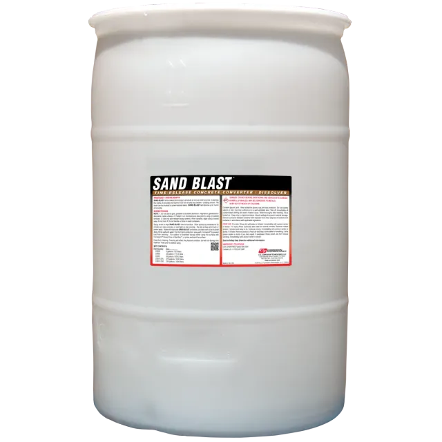 CorrosionX Sand Blast betonfjerner 30 gallon tidsaktiveret