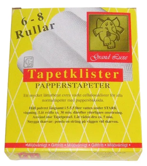 Färgriket tapetklister papirtapet ekstra stærk
