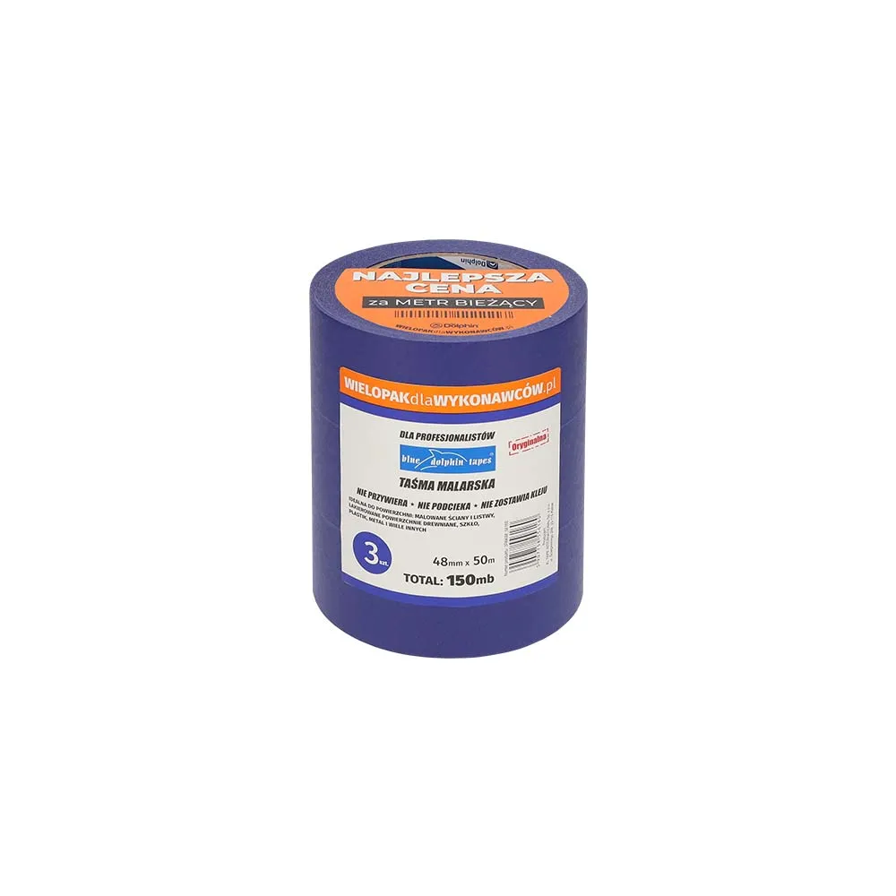 Blue Dolphin malertape multipak skarpe kanter indendørs
