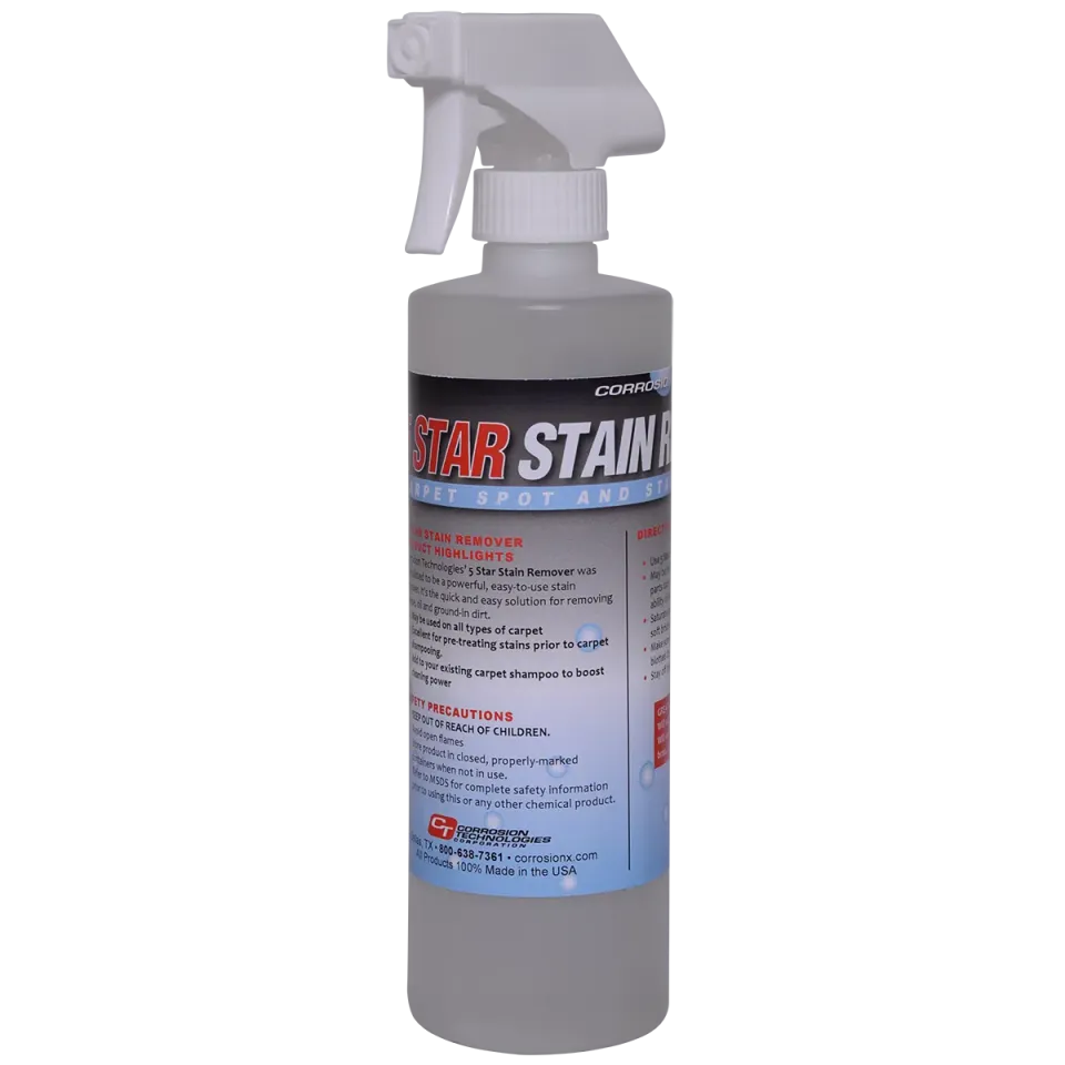 CorrosionX 5 Star pletfjerner tæppe og tekstil