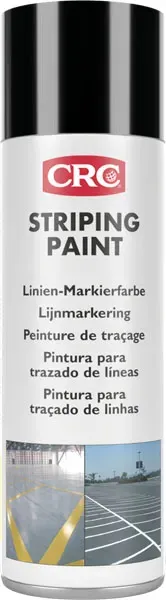 CRC Striping Paint markeringsmaling sort 12 x 500 ml