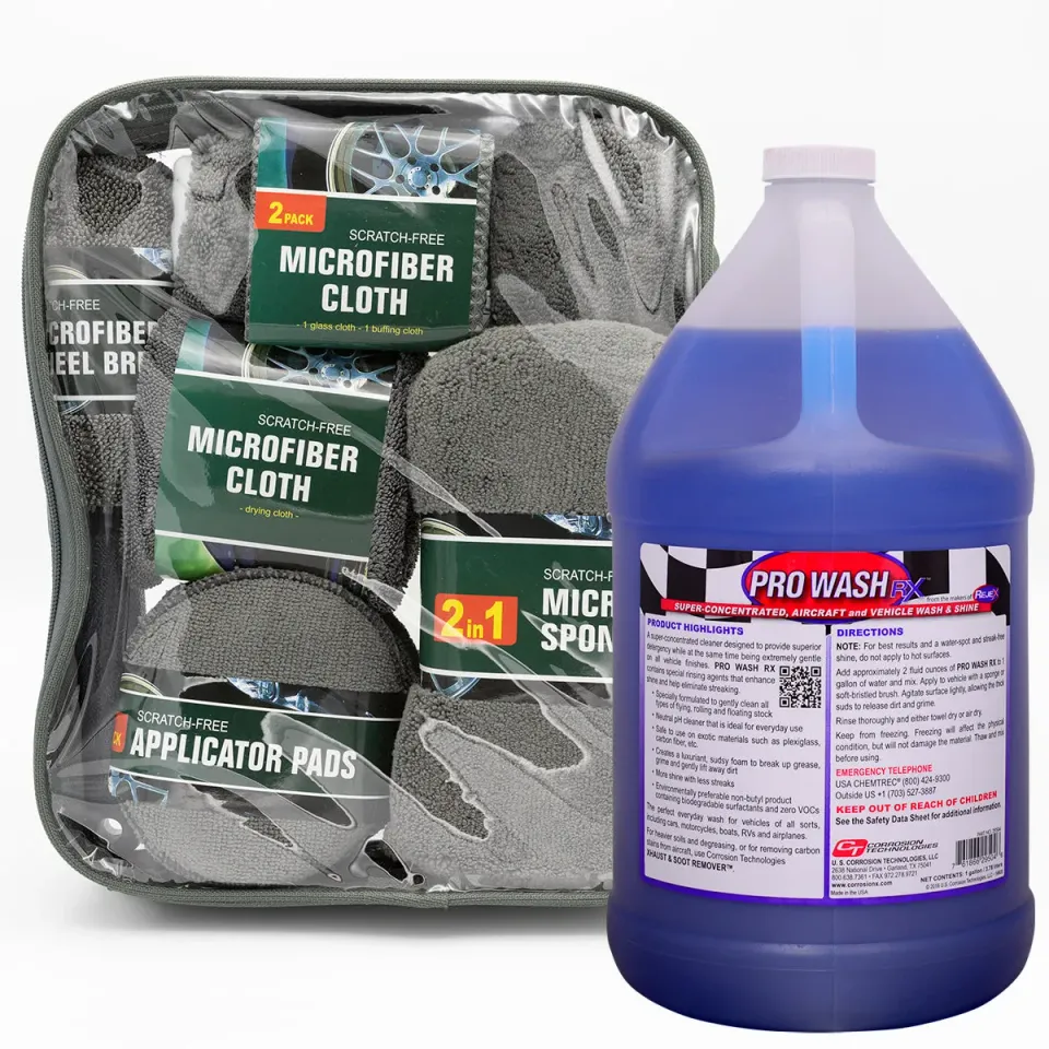 CorrosionX Car Wash Kit bilvaskesæt med shampoo
