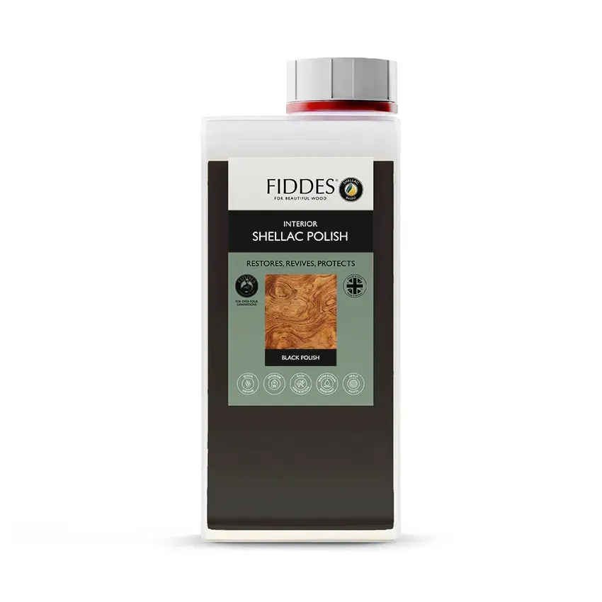 Fiddes Black Polish sort shellakpolitur blank