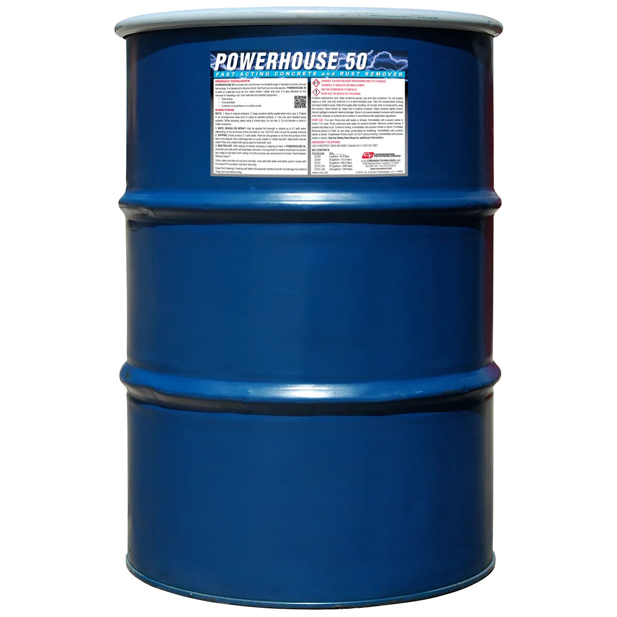 CorrosionX Powerhouse 50 betonfjerner kraftig syreblend